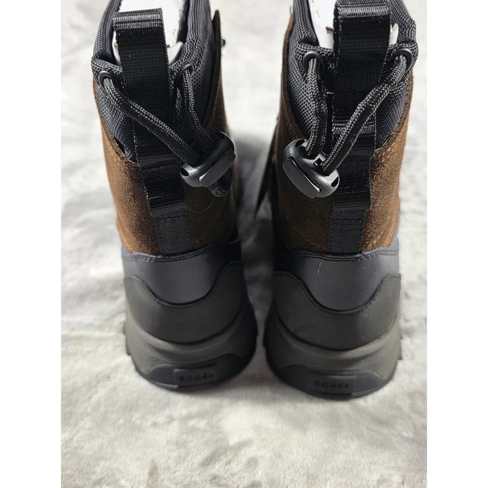 Sorel Scout 87 XT WP Men 10 Tobacco Black Waterproof Insulated Winter‎ Boots NEW